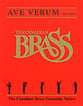 AVE VERUM BRASS QUINTET cover